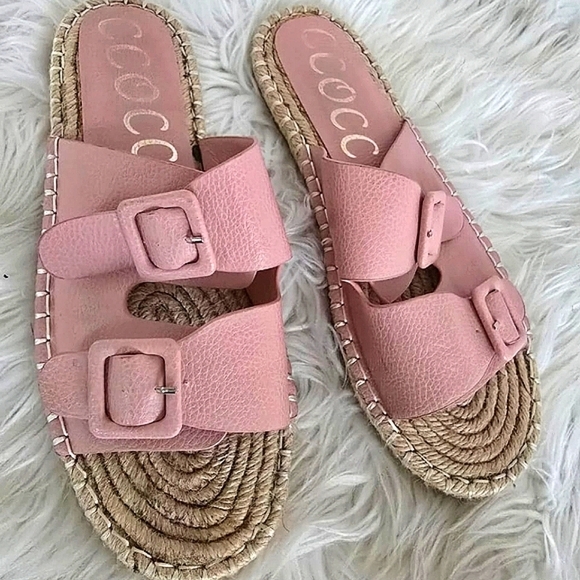 CCOCCI Double Buckle Pink Sandals Size 9🌴 - Picture 5 of 7